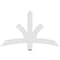 Ekena Millwork Davenport Architectural Grade PVC Gable Bracket, 48"W x 30"H x 2"D x 4"F, 15/12 Pitch GBP048X30X0204DAV00 - alternate 4